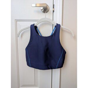 Athleta Flex Spacer A-C Blue sports bra